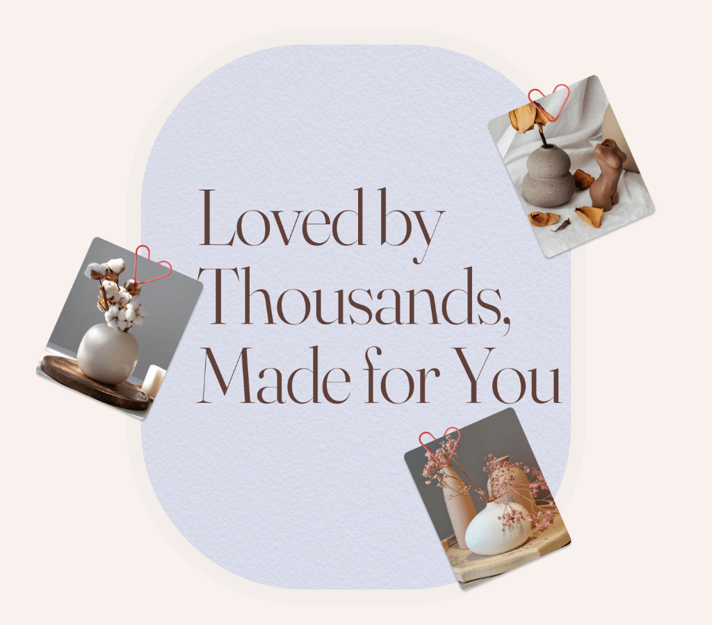 Handmade Heart ceramics and landscape cover
