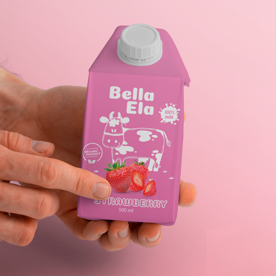 Bella Ela brand identity and packaging cover